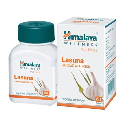 Himalaya Pure Herbs Lasuna Cardiac Wellness Tablets - 250 mg, 60 Count