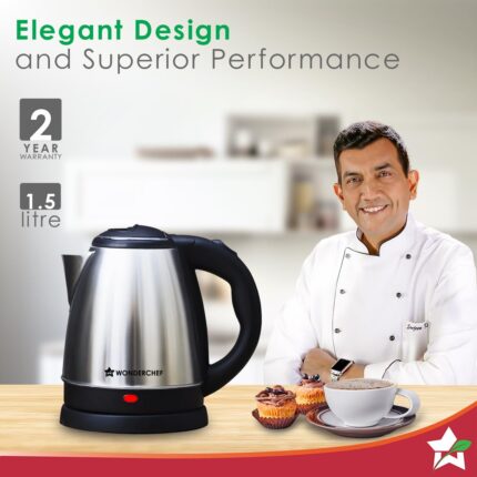 Wonderchef Acura Stainless-steel Electric Kettle -1.5 L