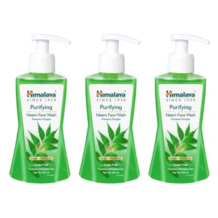Himalaya Purifying Neem Face Wash - 200 ml (Pack of 3)
